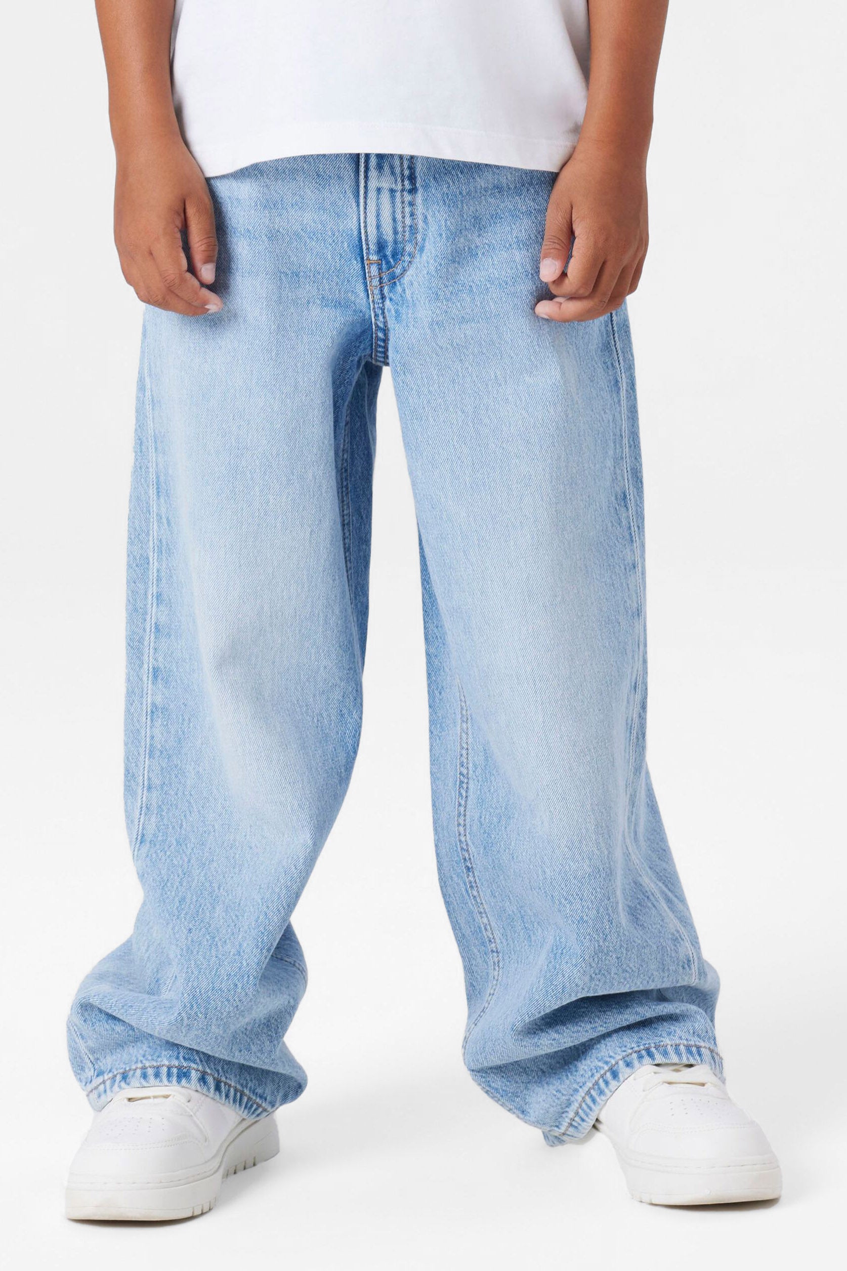 NKMBEN Skater Jeans - Light Blue Denim