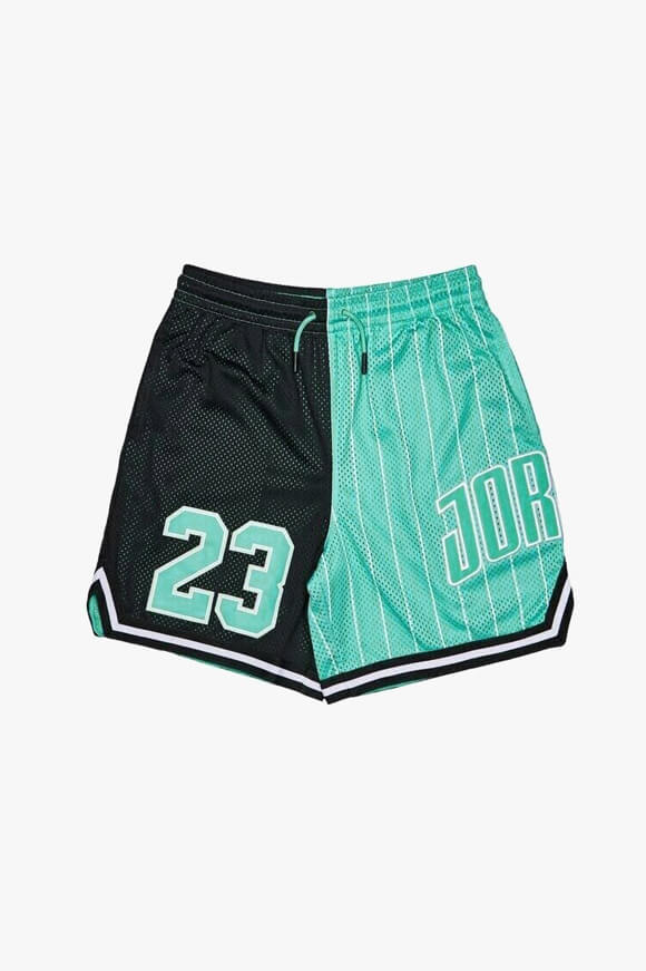Play Off Game Mesh Shorts - Washed Teal + Black