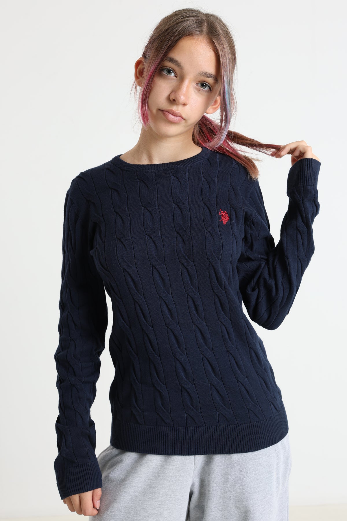 Mila maglione in maglia fine - Navy