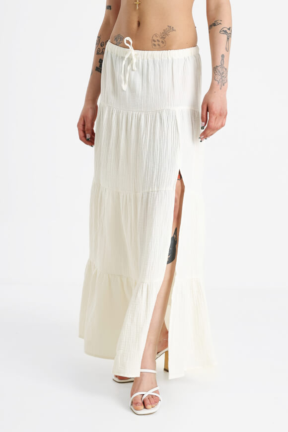 Musselin Maxirock - Offwhite