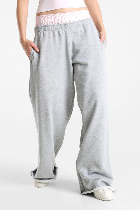 Wide leg sweatpants - gray