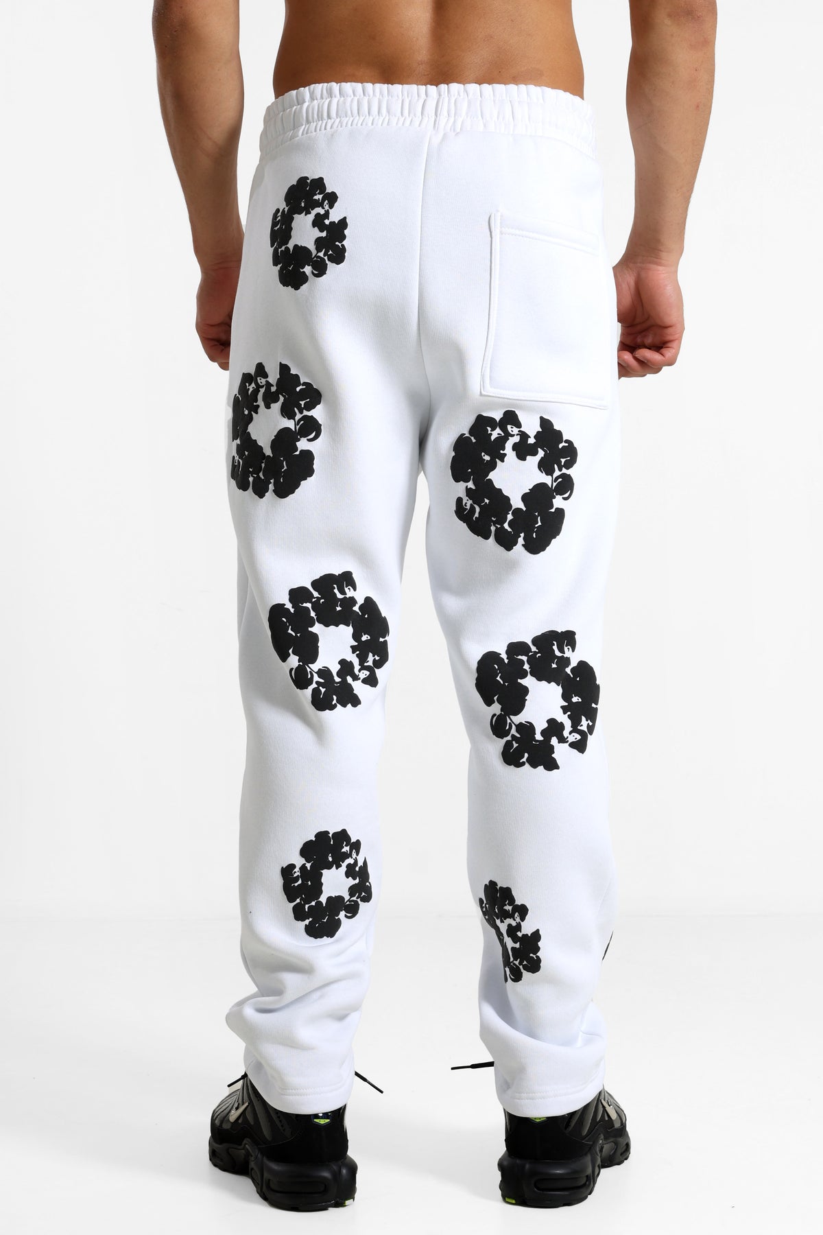 Sweathose - White + Black