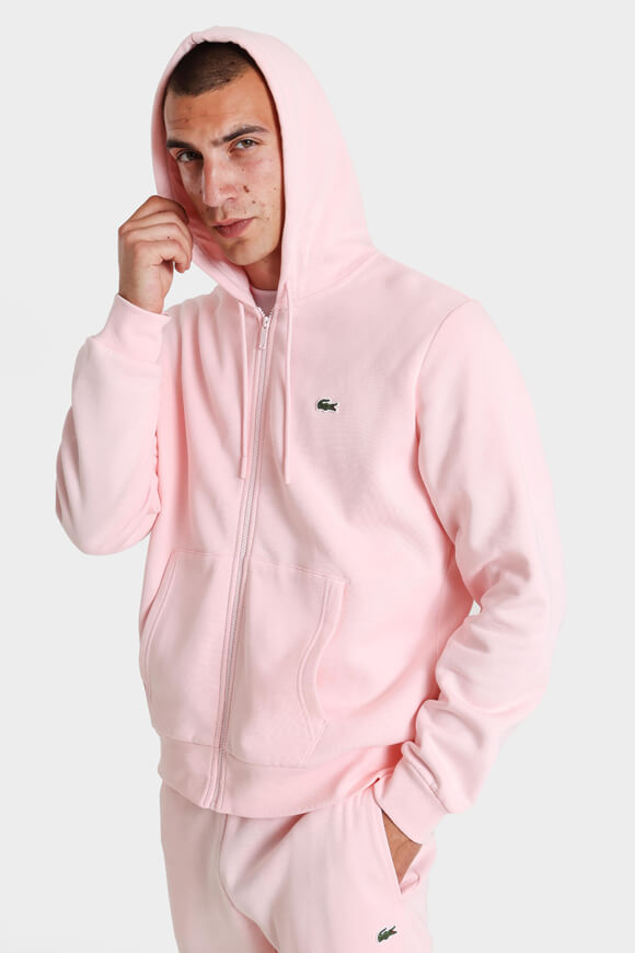 Kapuzensweatjacke - Flamingo