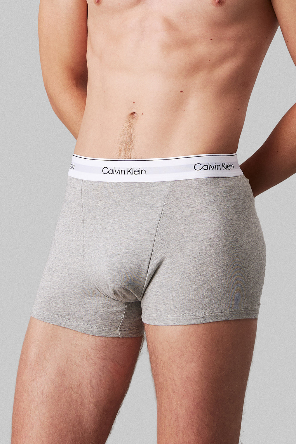Dreierpack Boxershorts - Grey Heather + Black + White