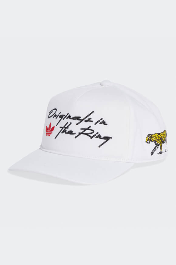 Flatbrim Snapback Cap - White