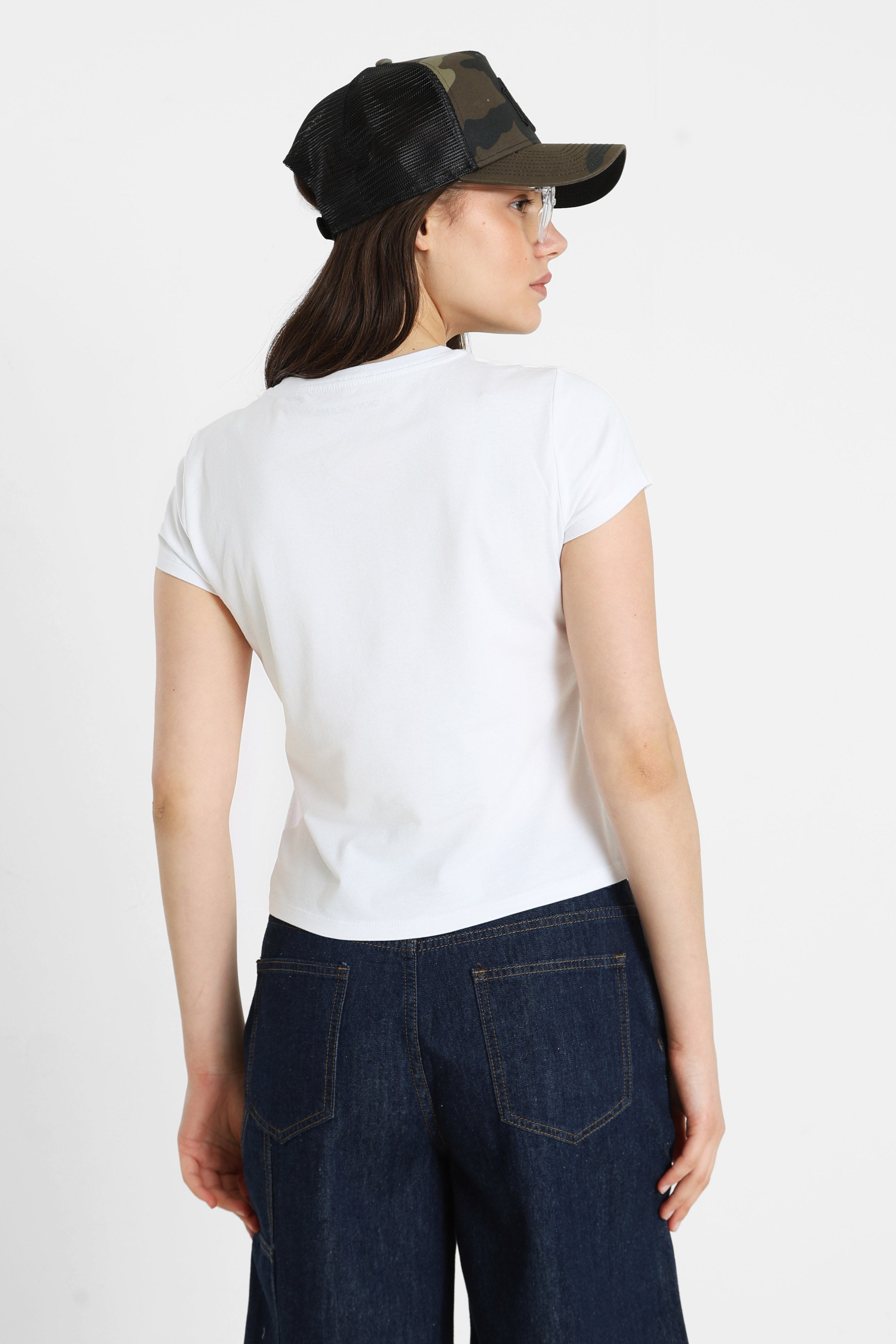 Crop T-Shirt - White