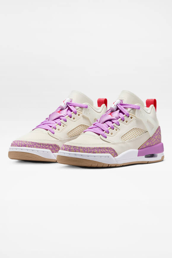 Baskets Spizike - Ivoire pâle + Rouge fusion