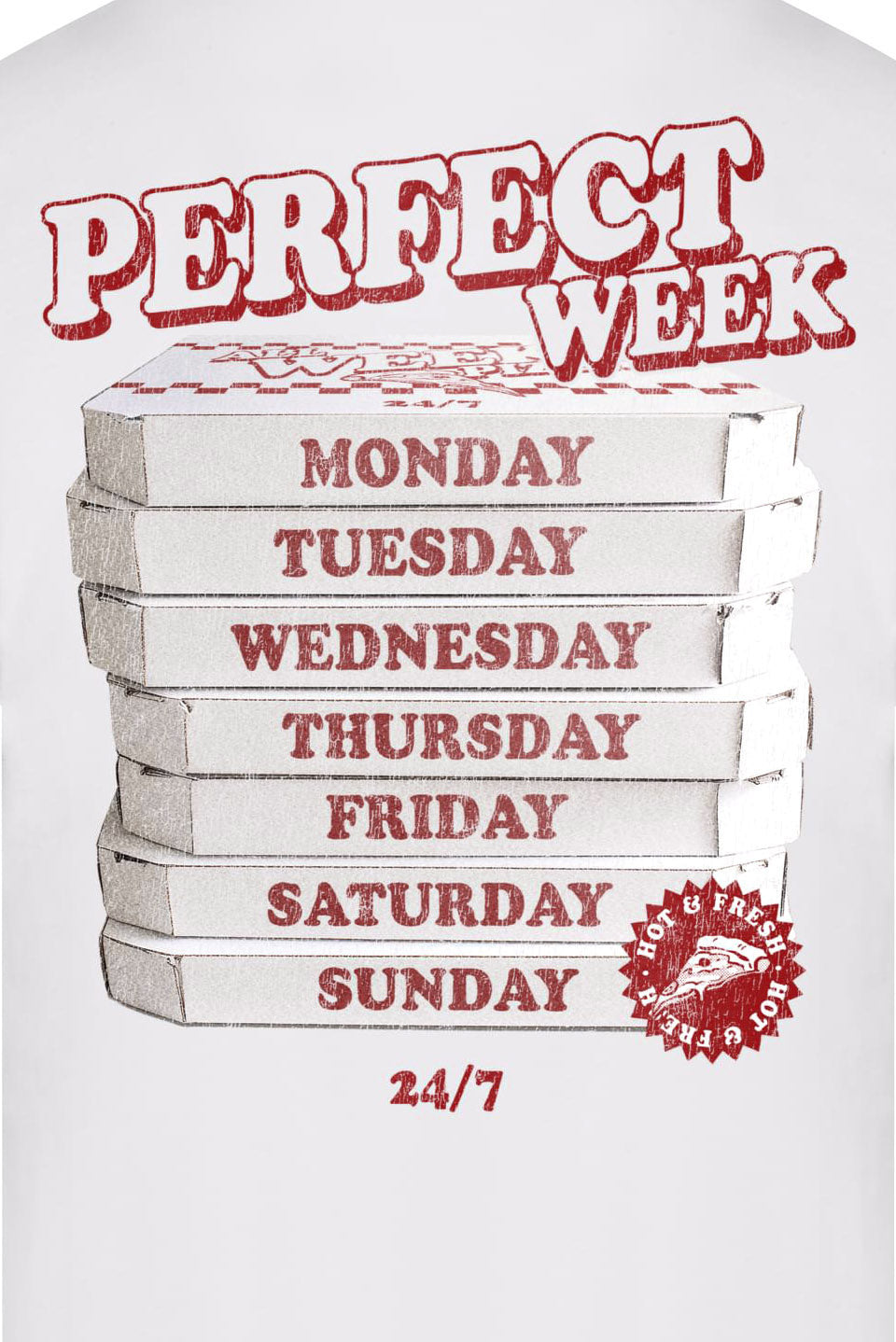 Perfect Week T-Shirt - White