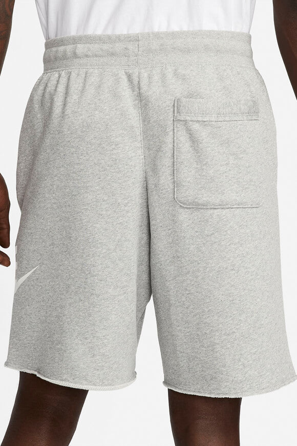 Club Alumni Sweatshorts - Grey Heather + White