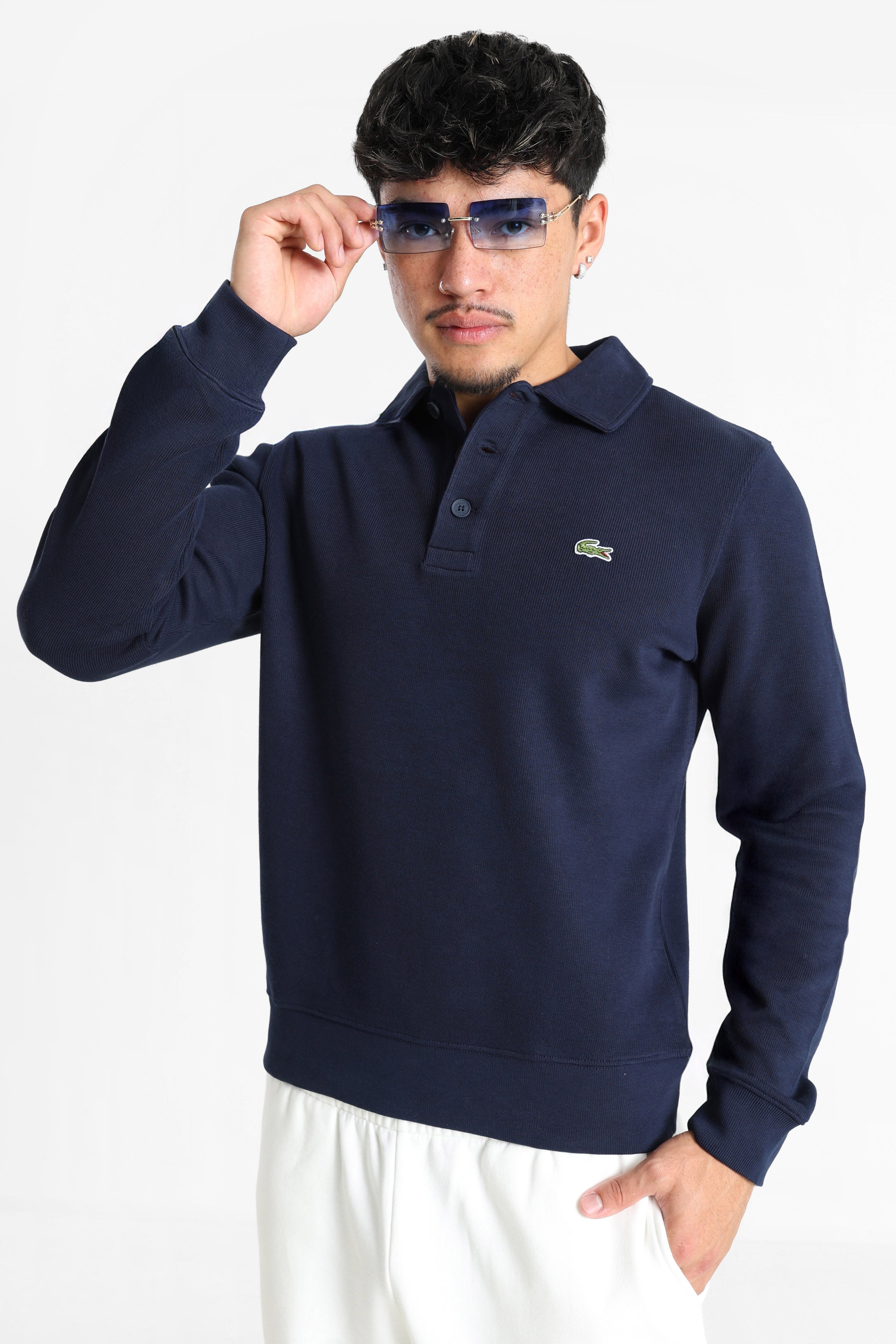 Knitted sweater - Navy