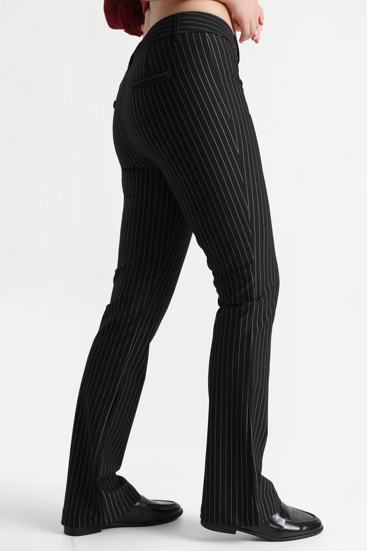 Flare-Hose - Black + Offwhite