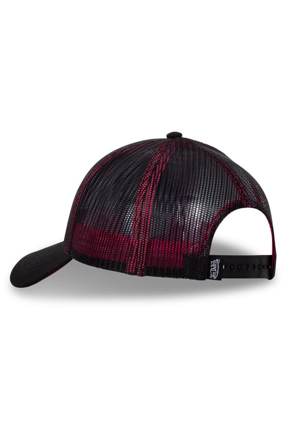 Trucker cap / snapback - Black + Pink