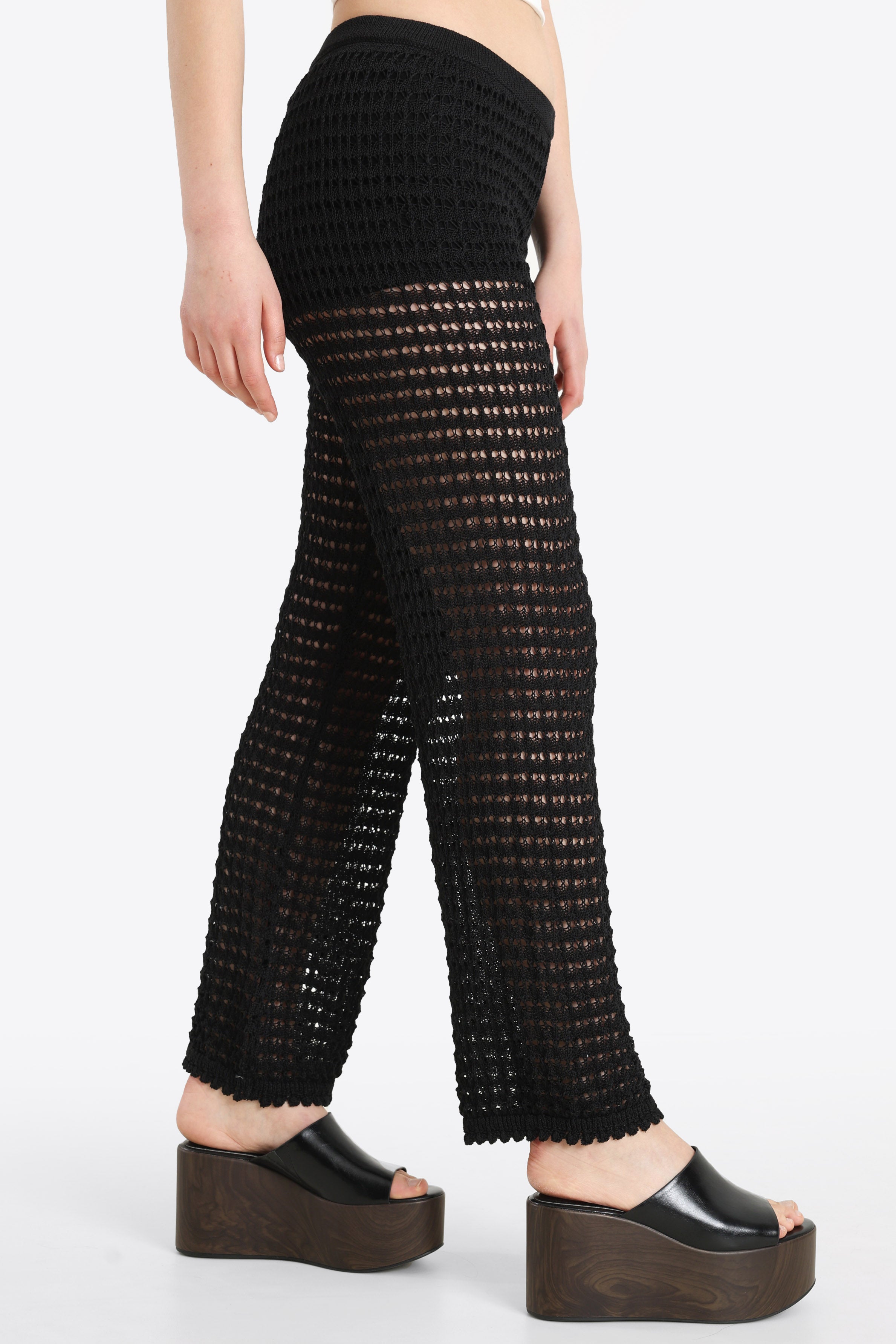 Häkelhose - Schwarz