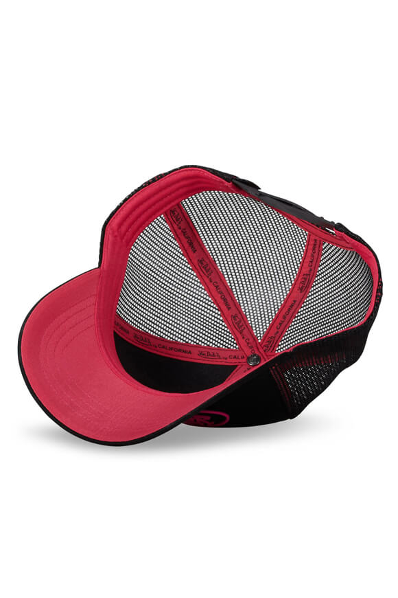 Trucker cap / snapback - Black + Pink