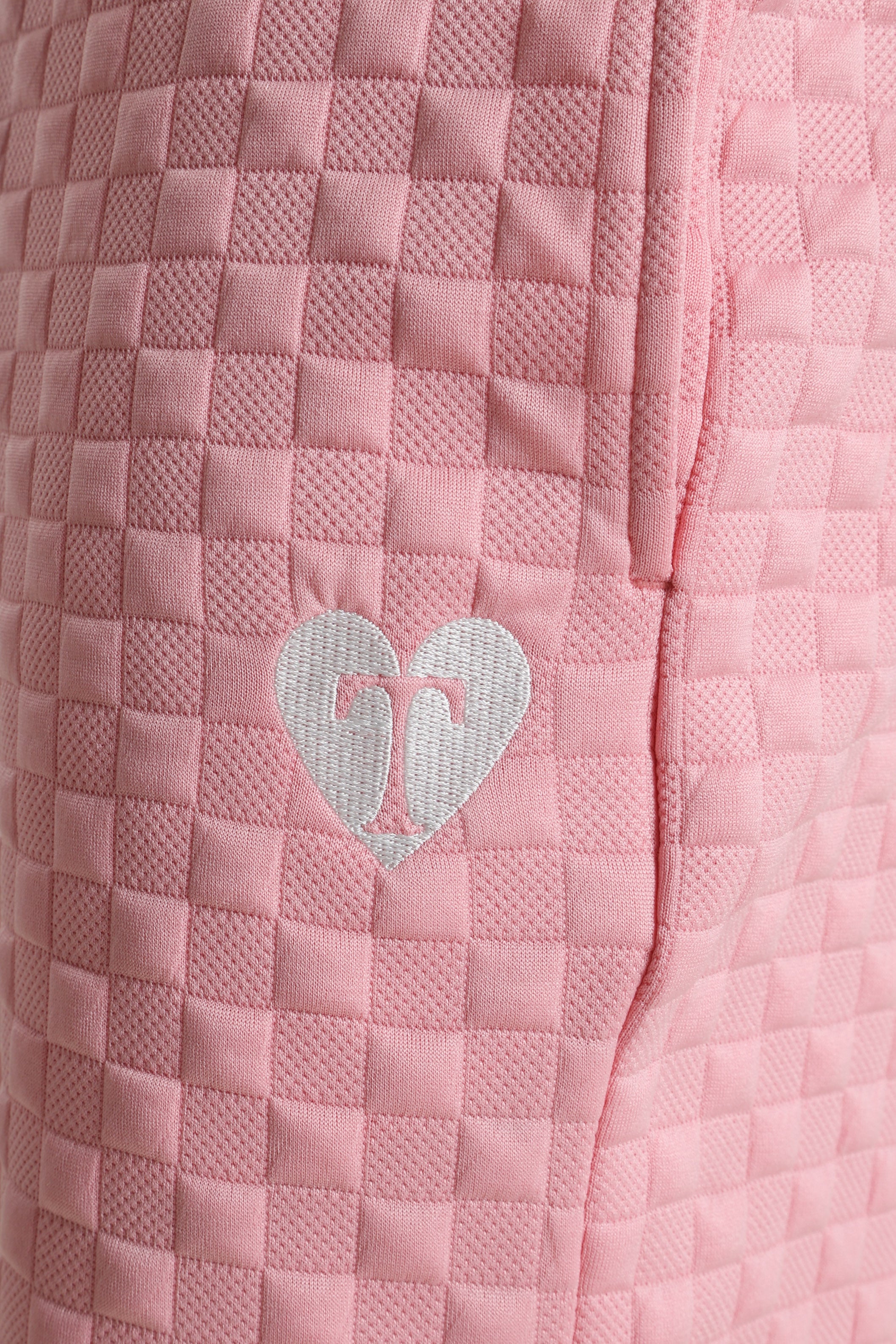 Strukturierte Stoffshorts - Hell Pink