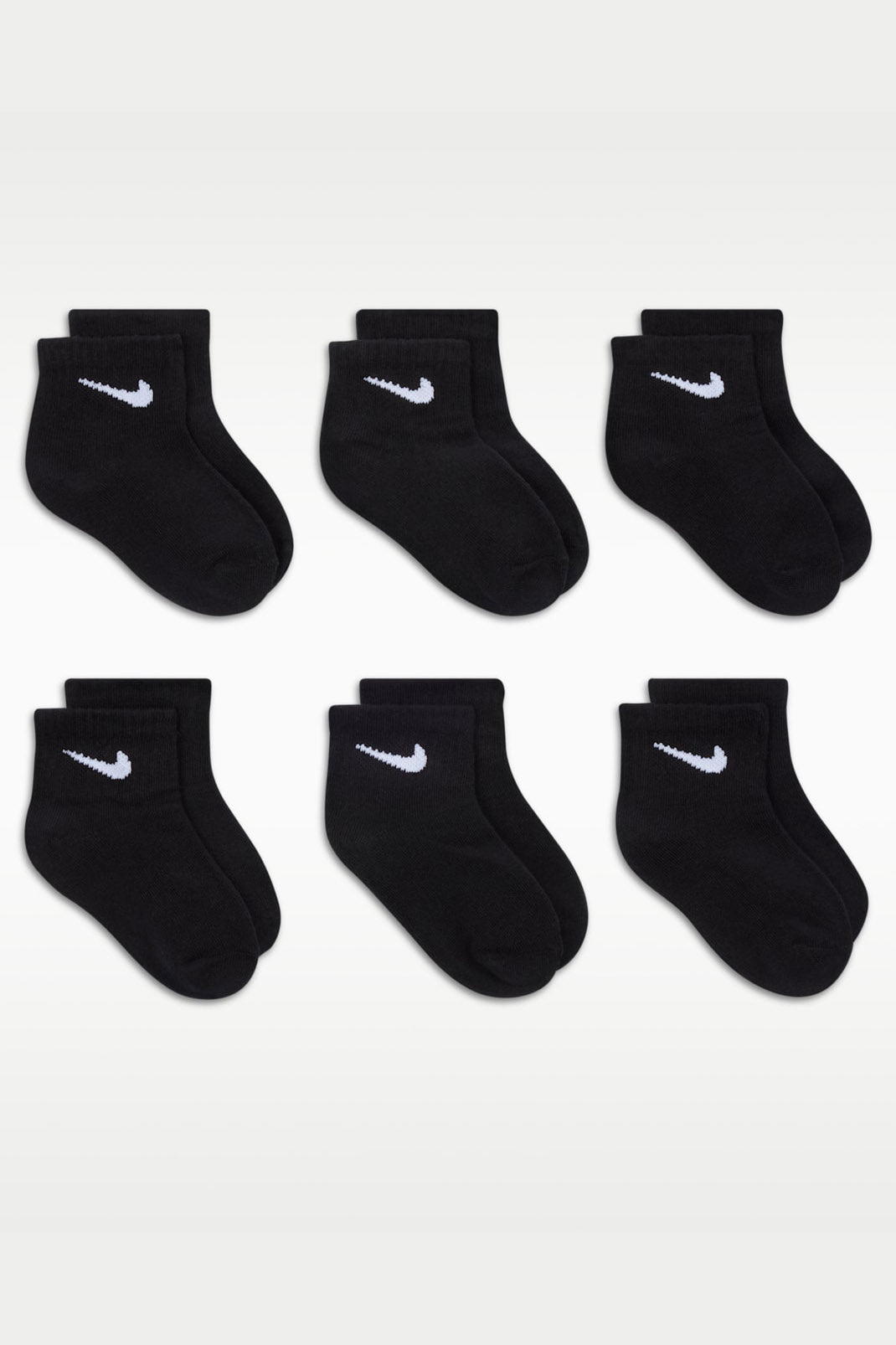 Lot de 6 paires de chaussettes bébé - Black