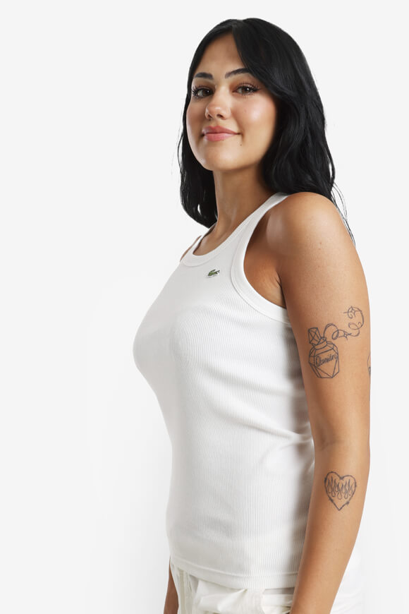 Ribbed tank top - Offwhite