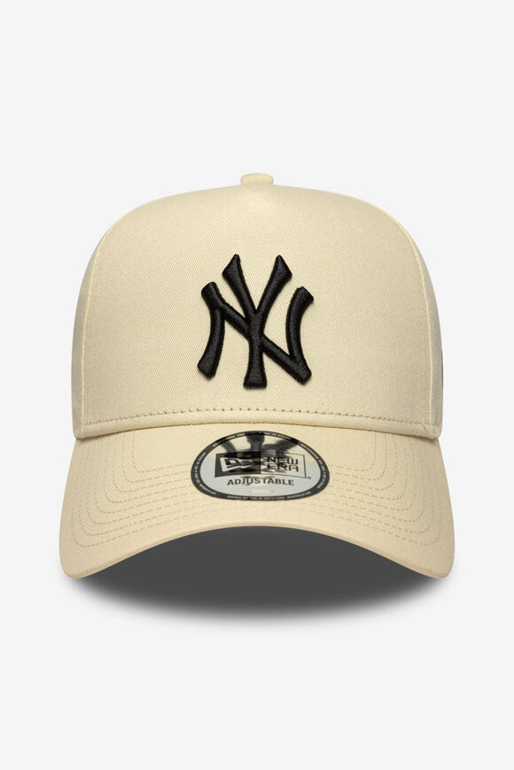 Snapback Cap - Light Beige + Black