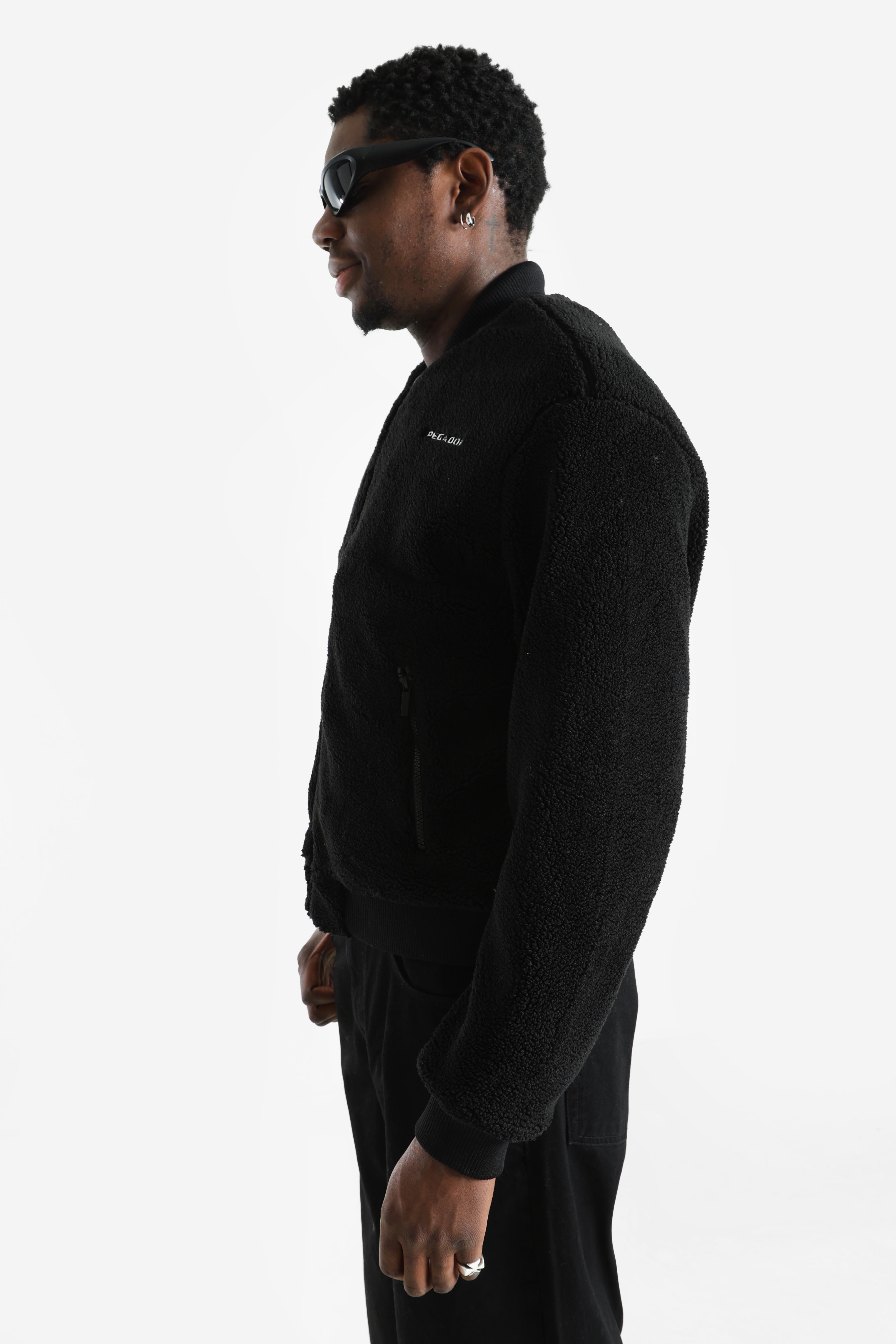 Veste bomber Ember Teddy - Noir