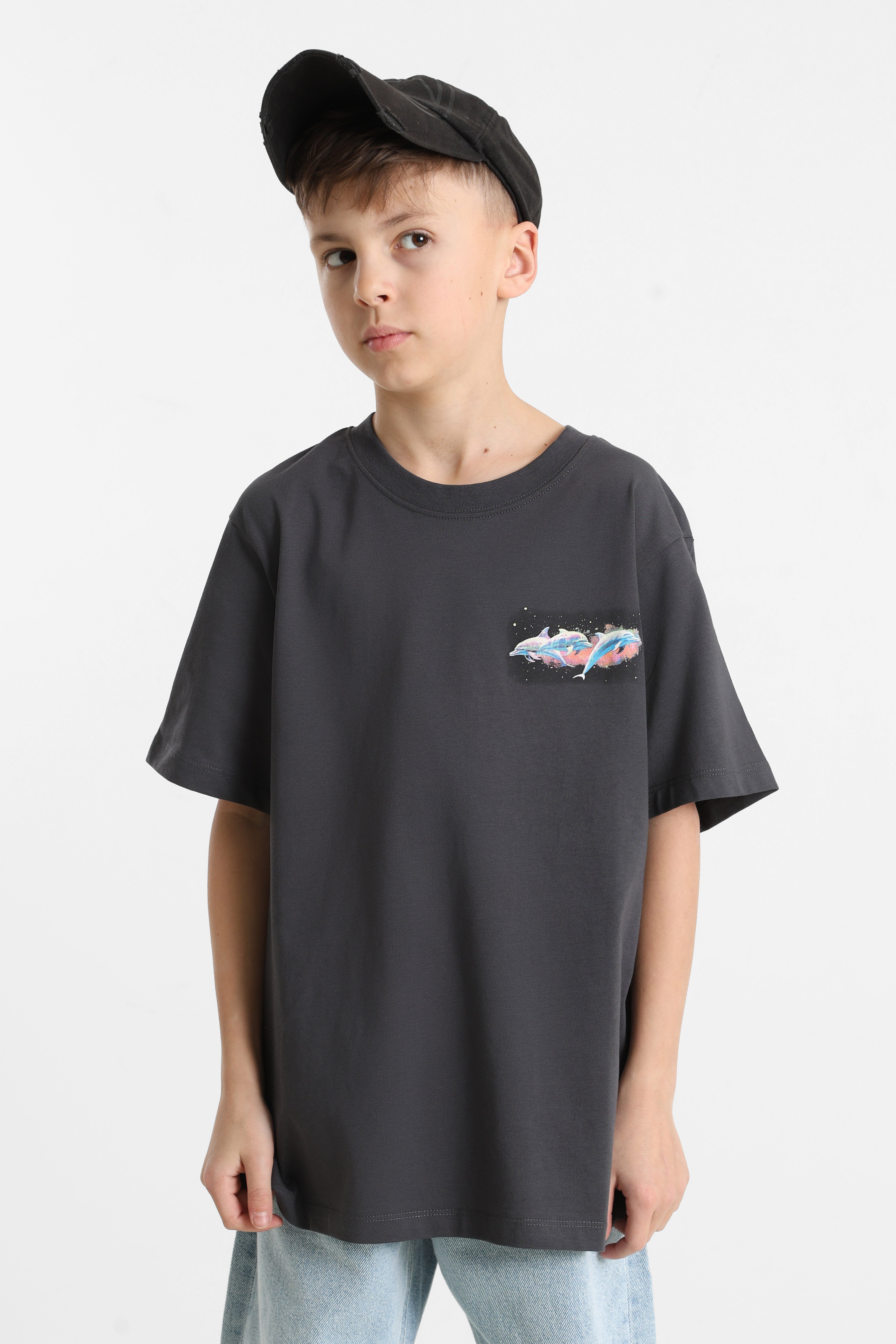 JORAIRBRUSH T-Shirt - Asphalt