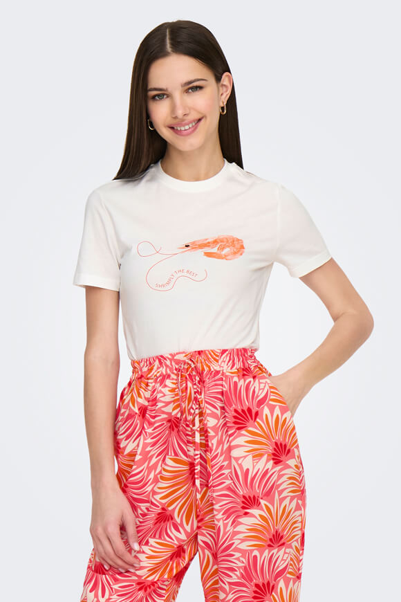 ONLKELLY Crop T-Shirt - Cloud Dancer