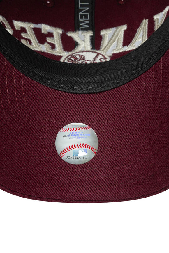 9Twenty Cap / Strapback - Burgundy + Offwhite