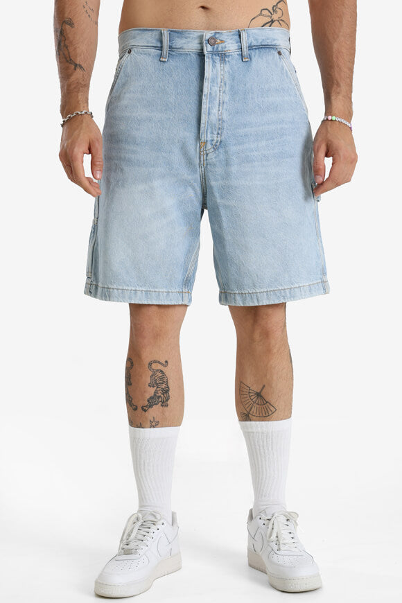 Carpenter Baggy Fit Jeansshorts - Indigo Light