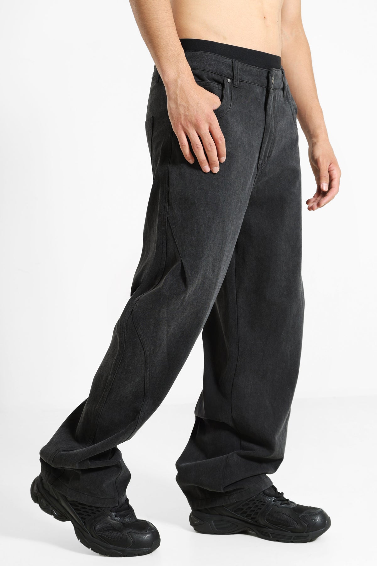 Jean balloon fit - Black Washed