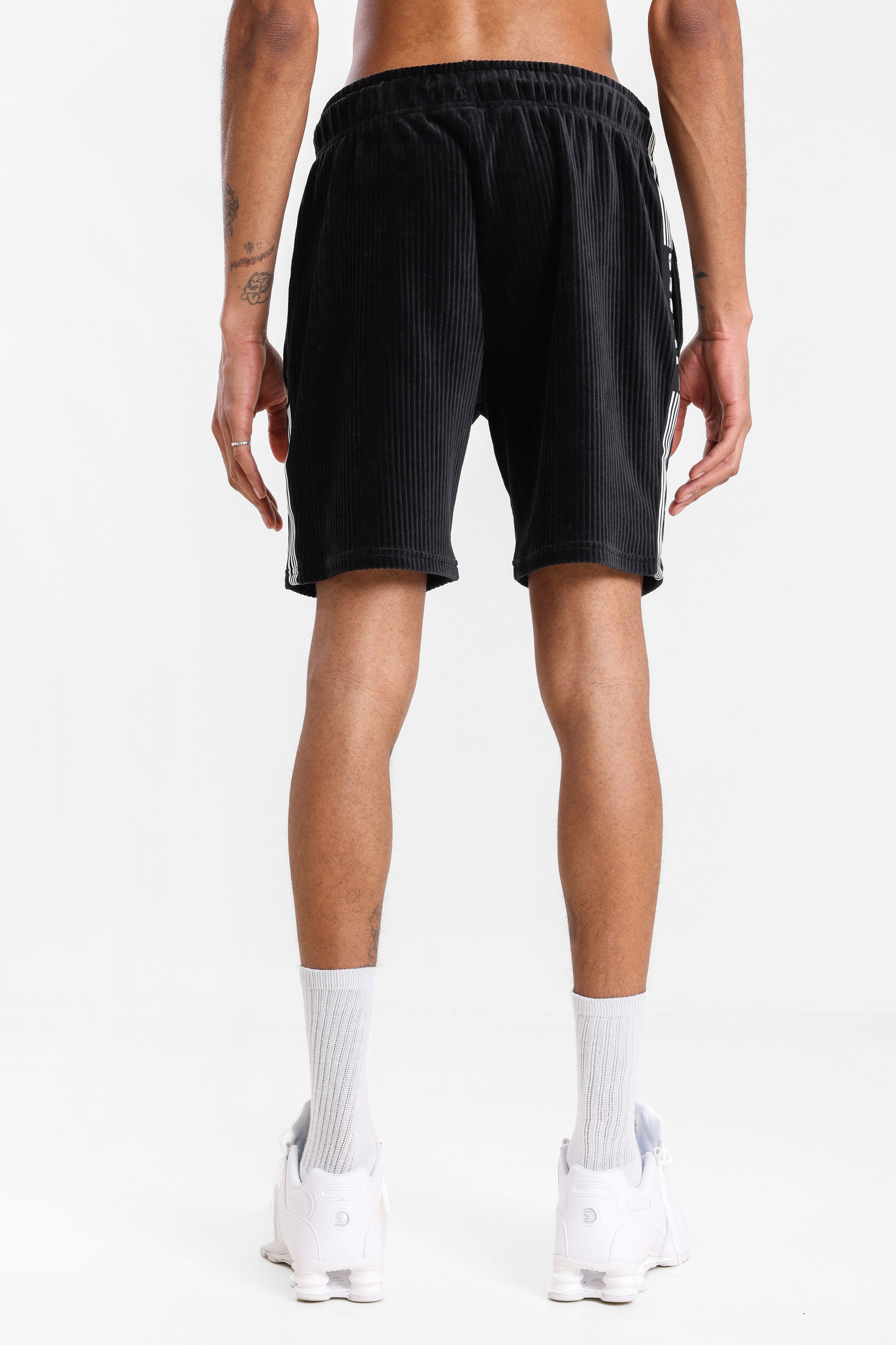 Tomatro short en velours côtelé - Black