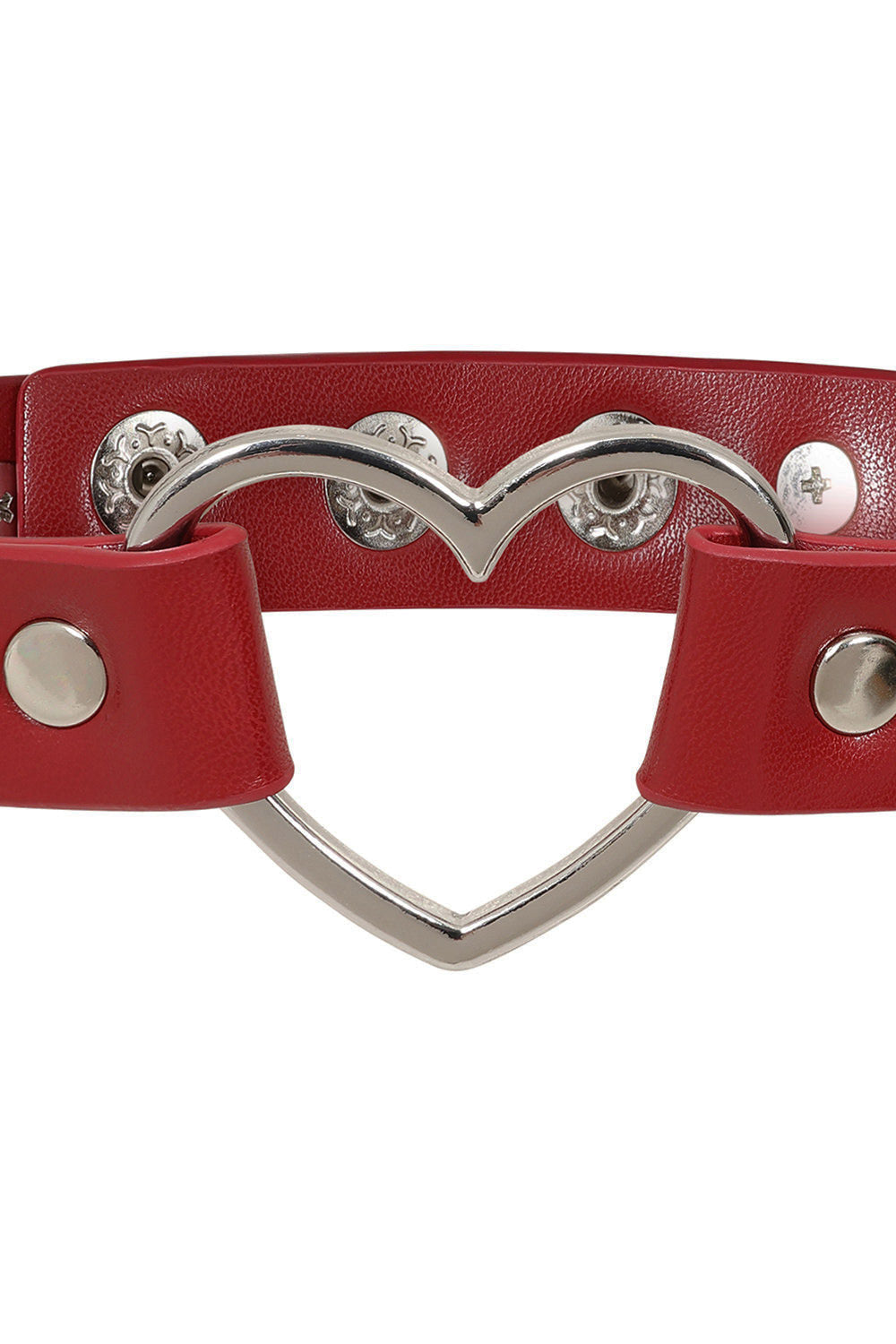 Collana choker Saki Heart con borchie