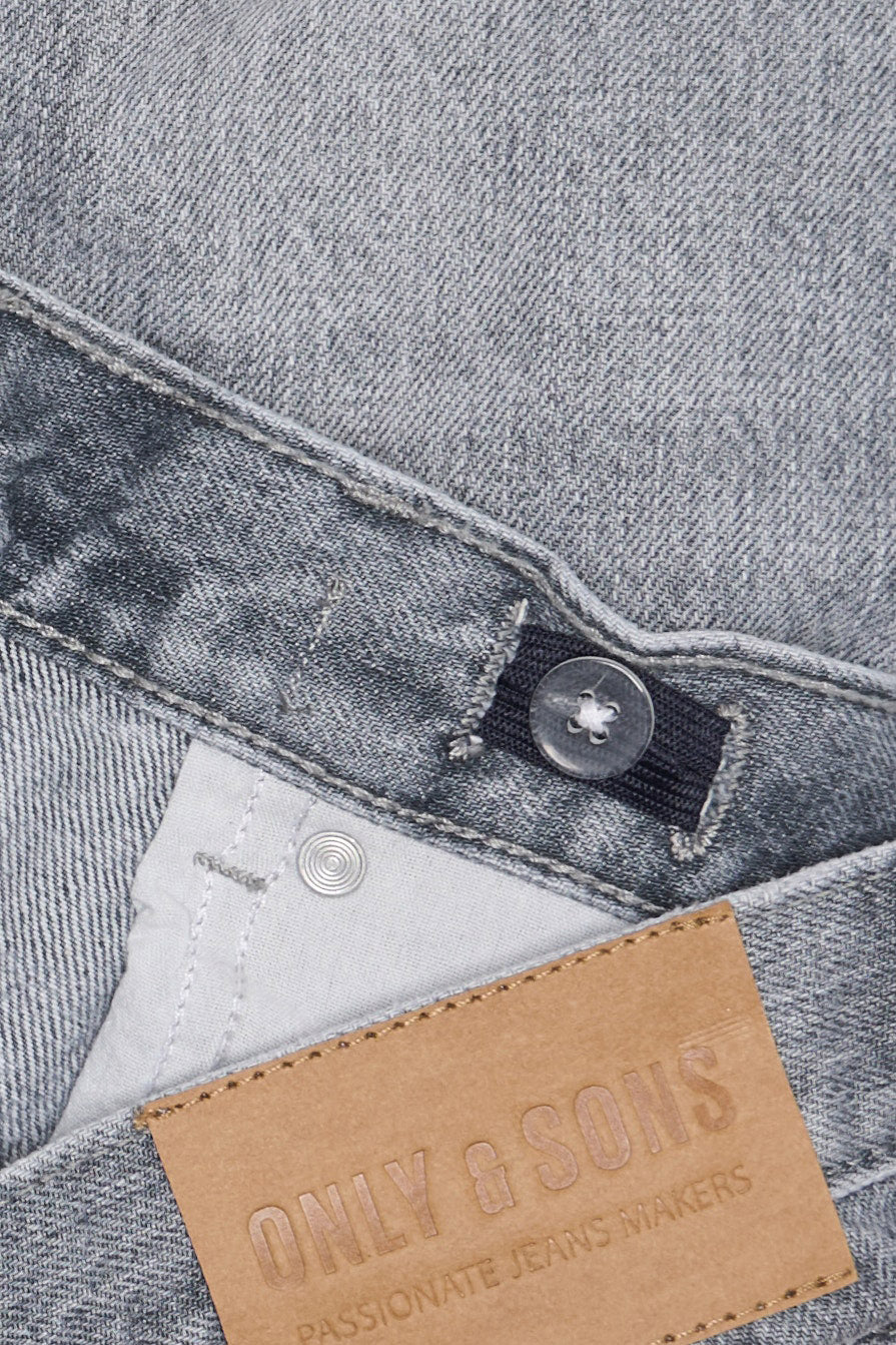 OSJEDGE denim shorts - Medium Grey Denim
