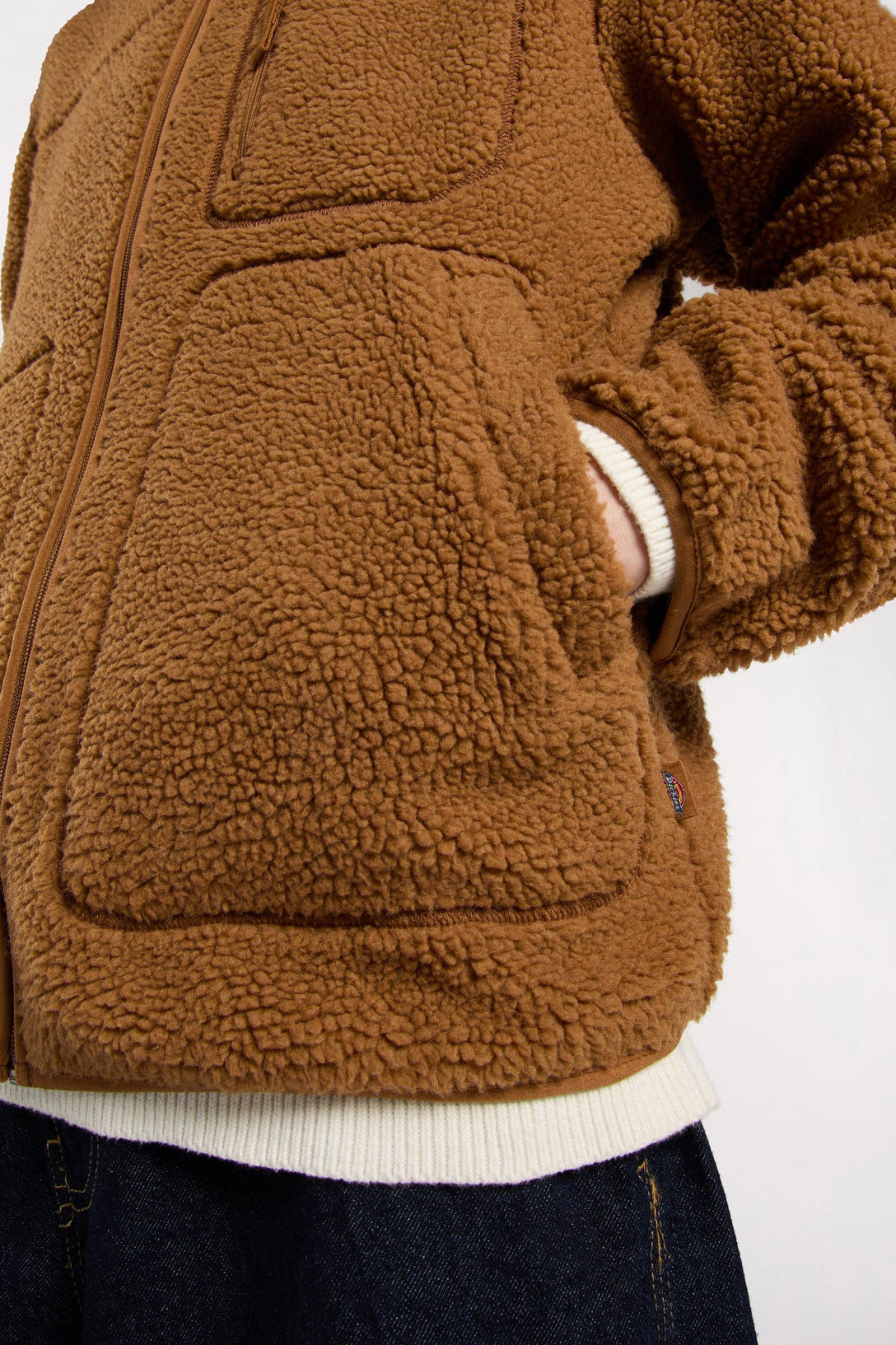 Mount Hope Fleecejacke - Brown Duck