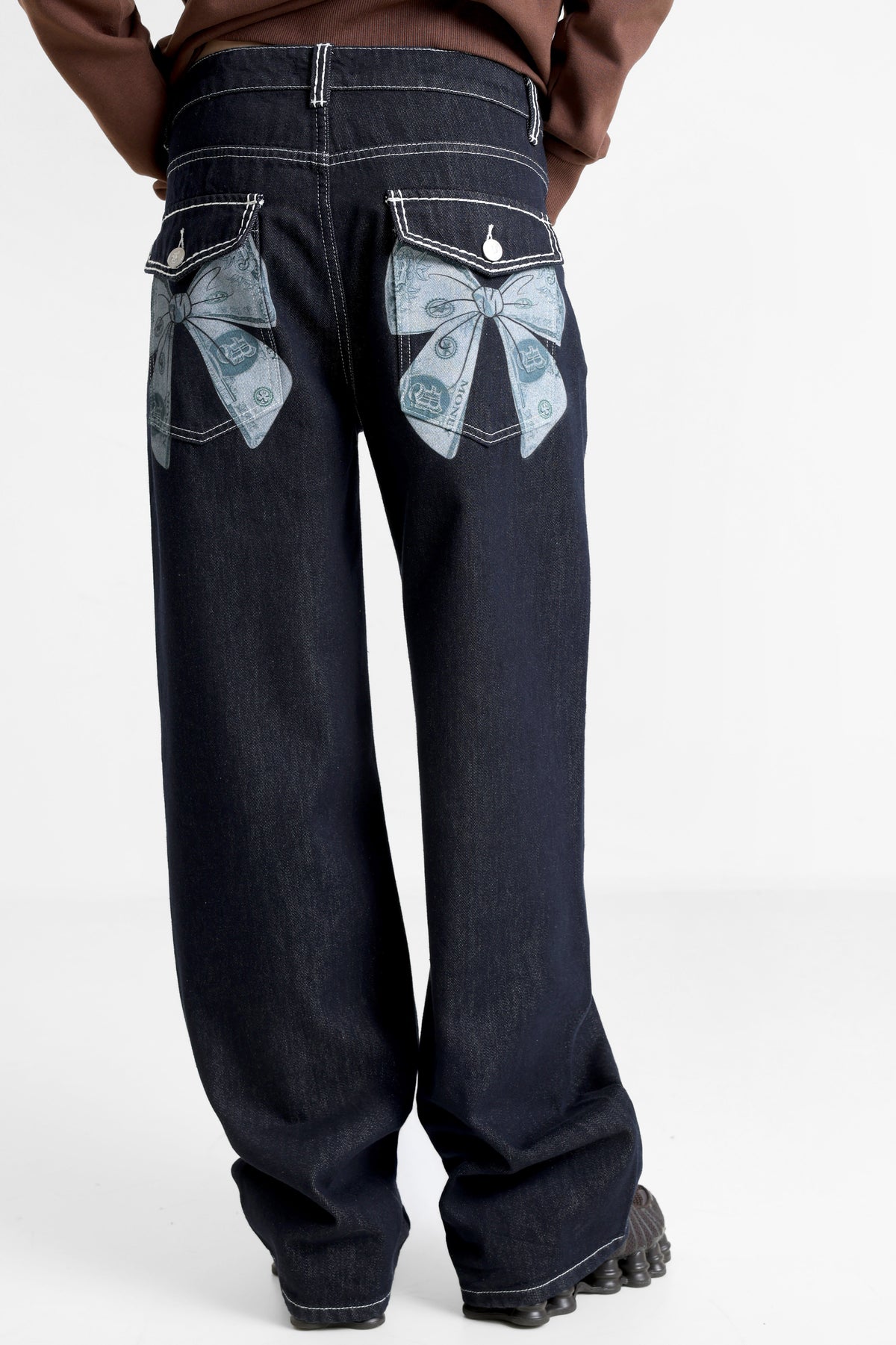 Baggy Fit Jeans - Dunkelblau