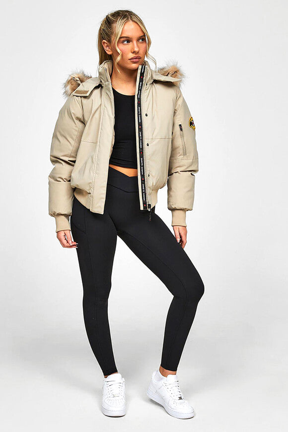 Olivia Wattierte Bomberjacke - Pure Cashmere