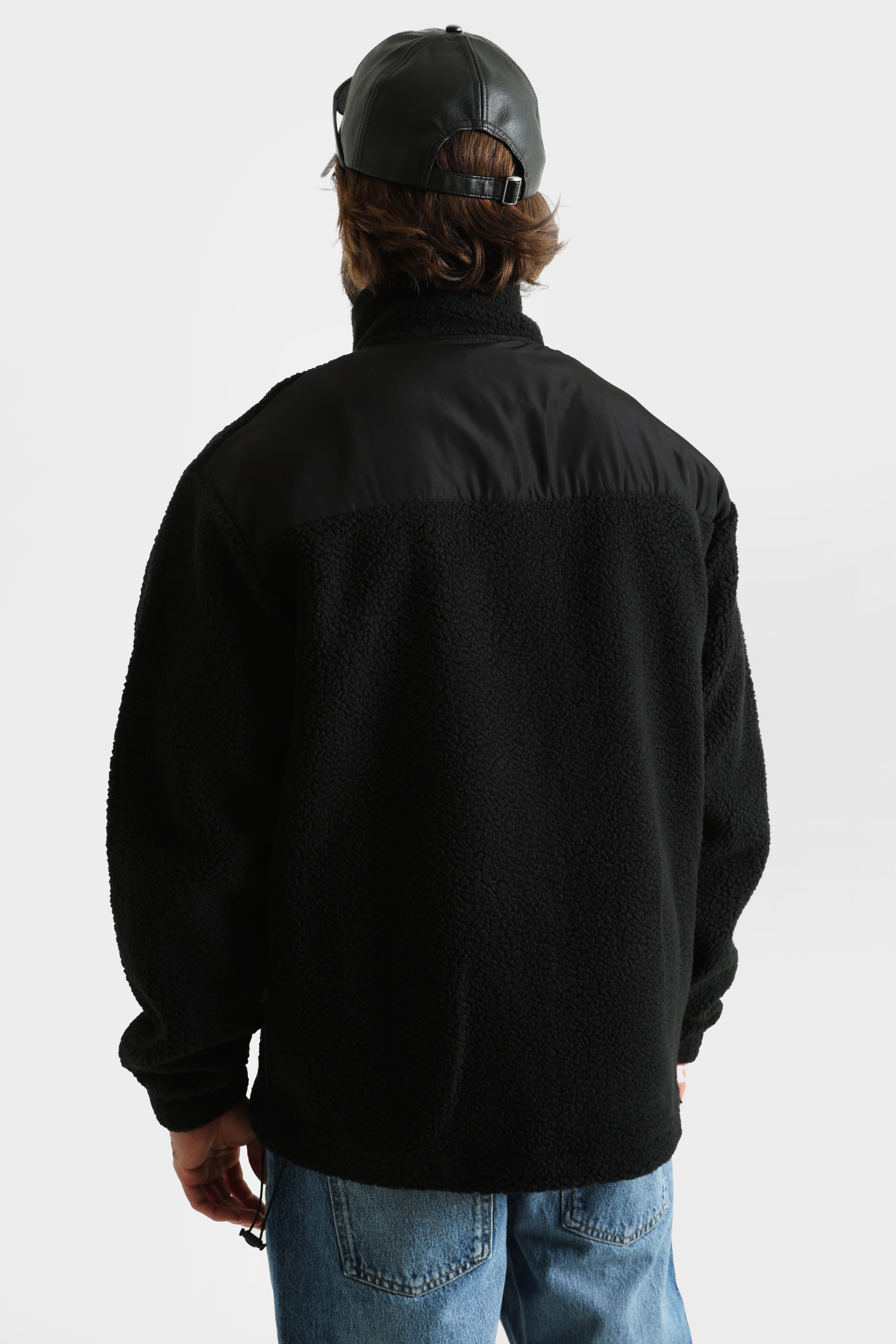 RRJOEY veste en peluche - Black