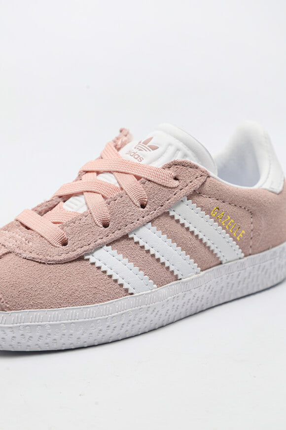 Gazelle CF sneakers bébé - Icey Pink + Cloud White + Gold Metallic