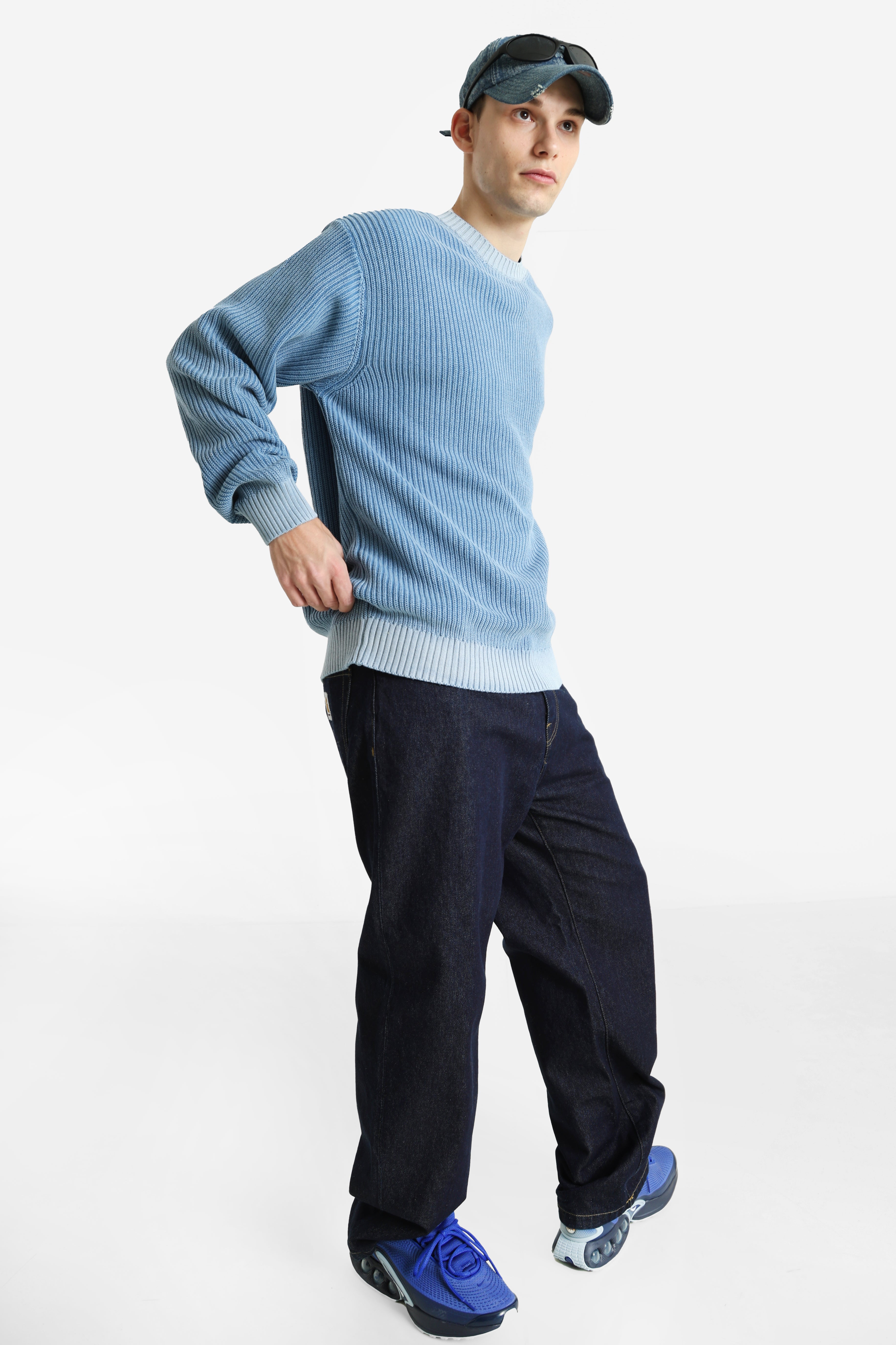 RRDREW Pull en maille - Baleine Blue