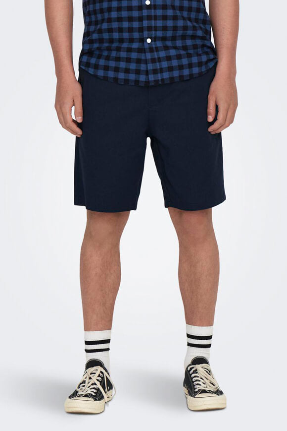 ONSLINUS short en lin - Dark Navy
