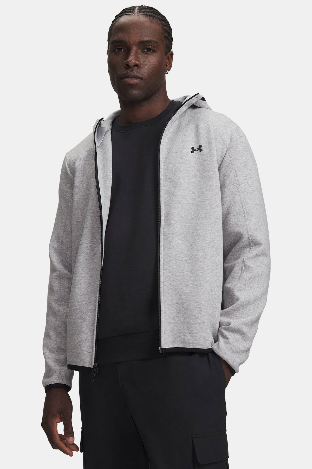 Veste de survêtement - Mid Grey Light Heather
