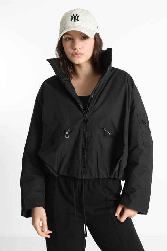 Crop winter jacket - Black