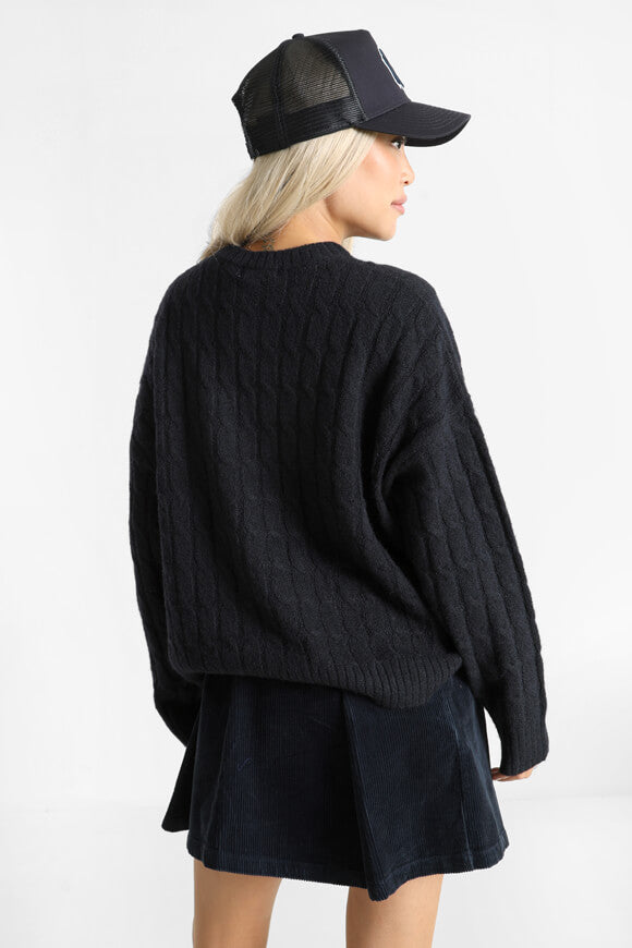 Knitted sweater - Navy blue