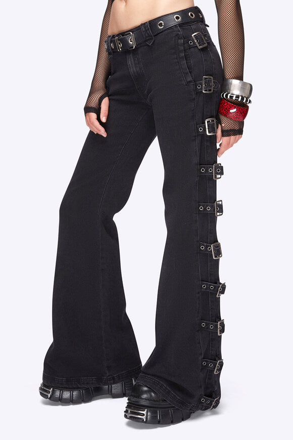 Electric jean flare - Black