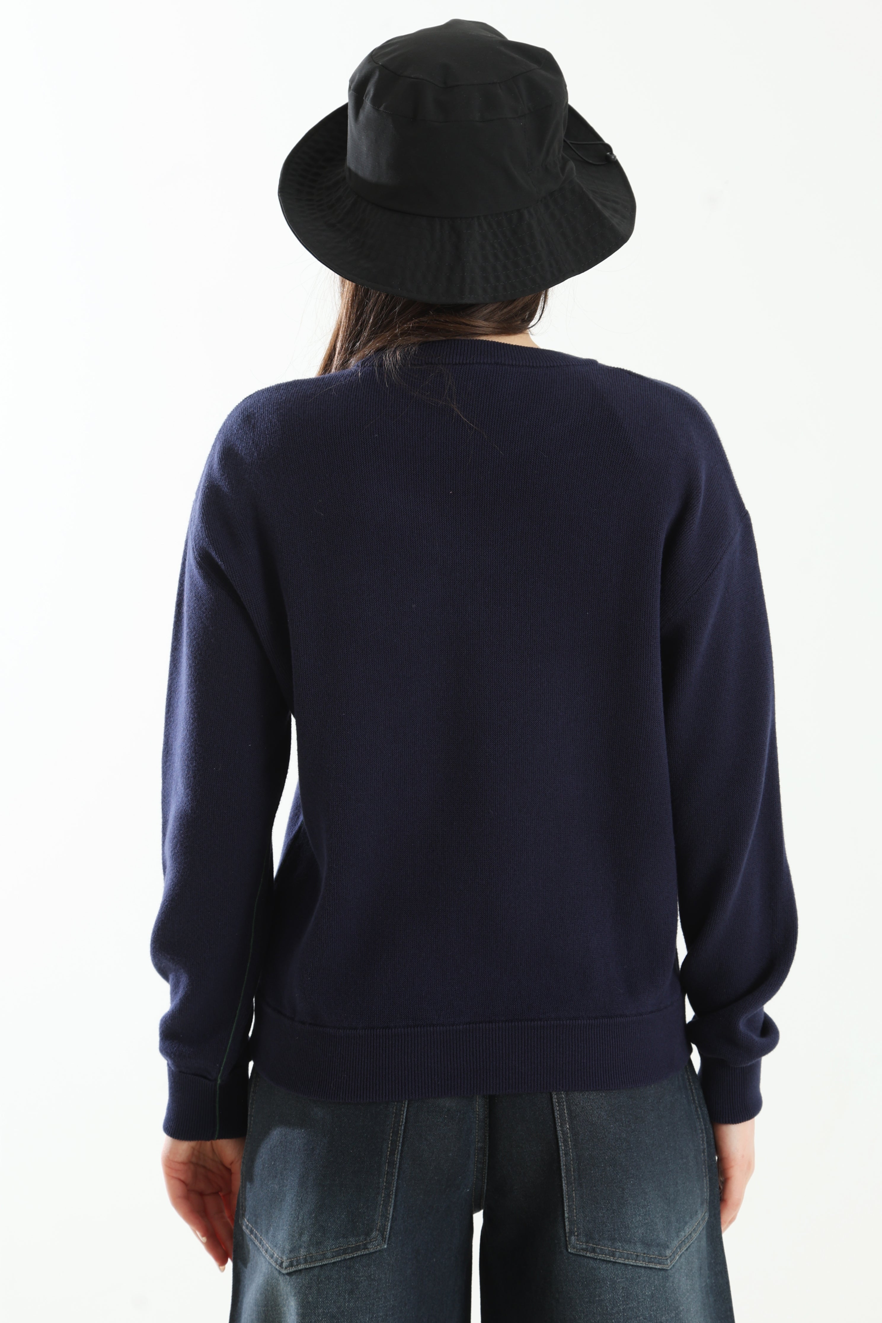Pull en maille fine - Navy