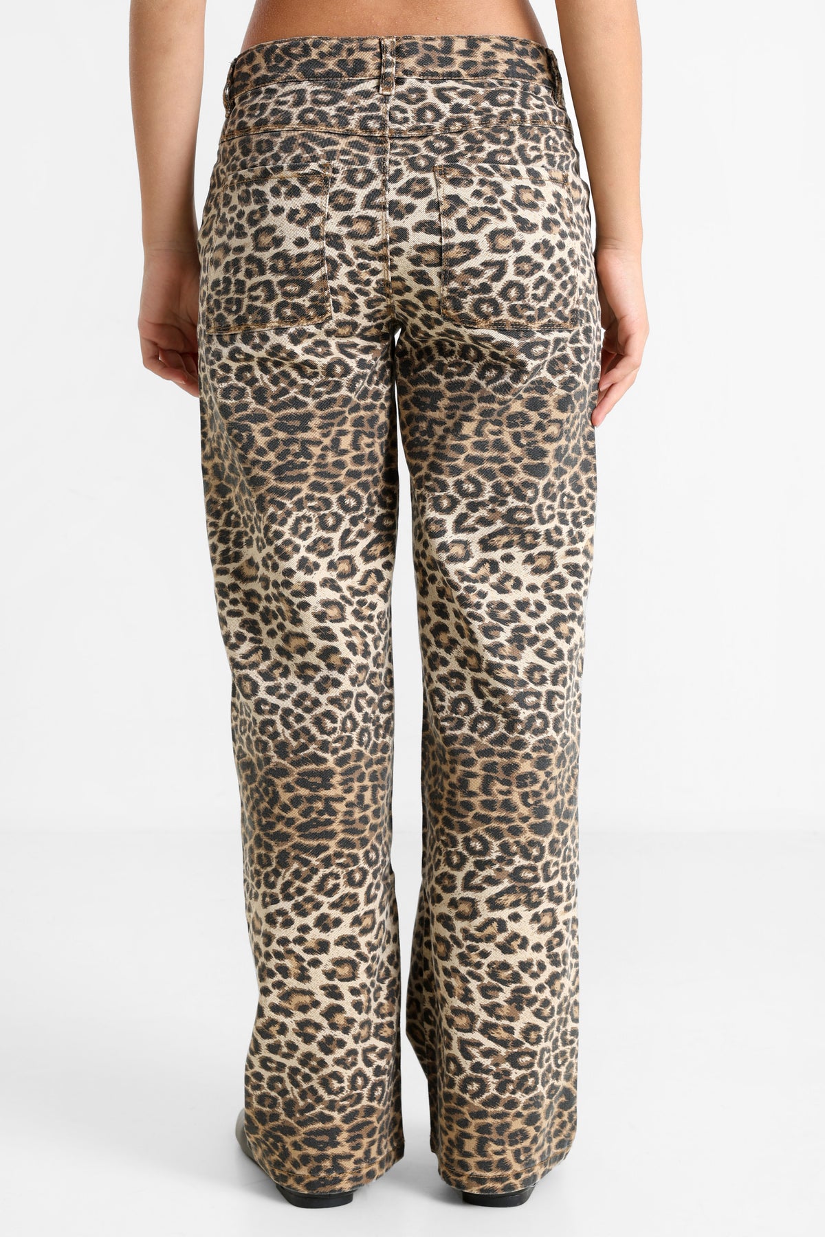 NKFROSE Wide Leg Hose - Leopard