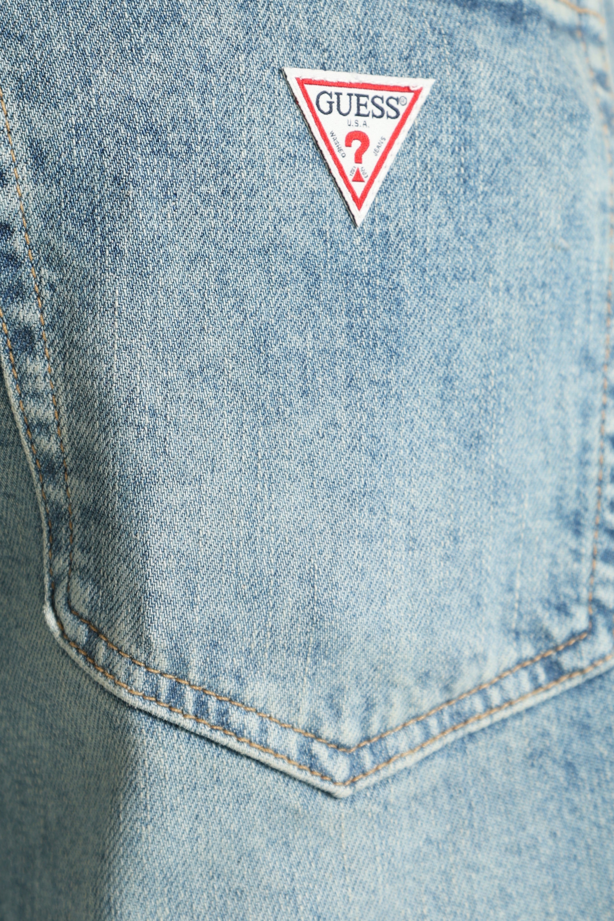 Straight Fit Jeans - Light Blue Washed