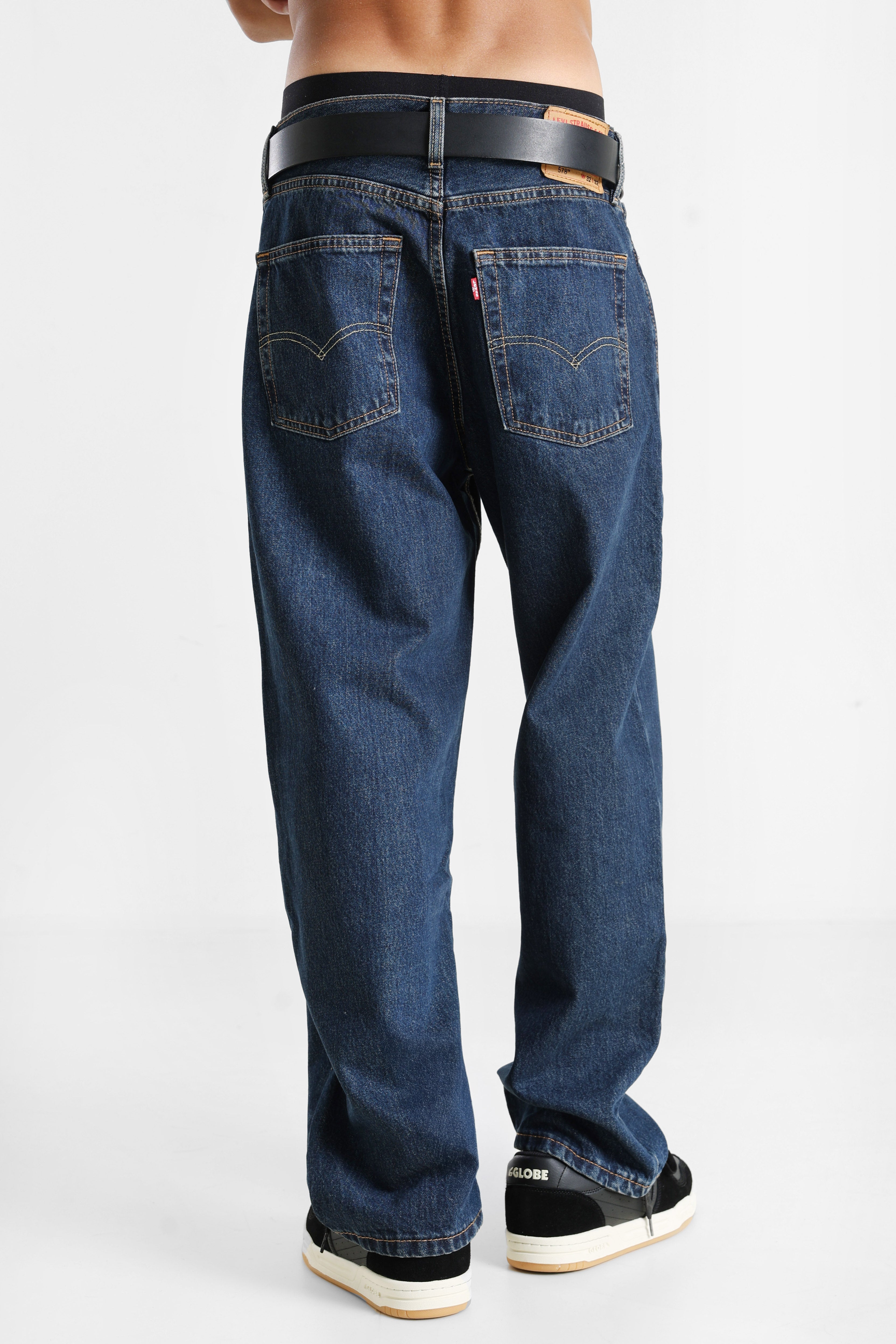 Levi's - 578 baggy fit jeans L32 - Dark Blue Denim