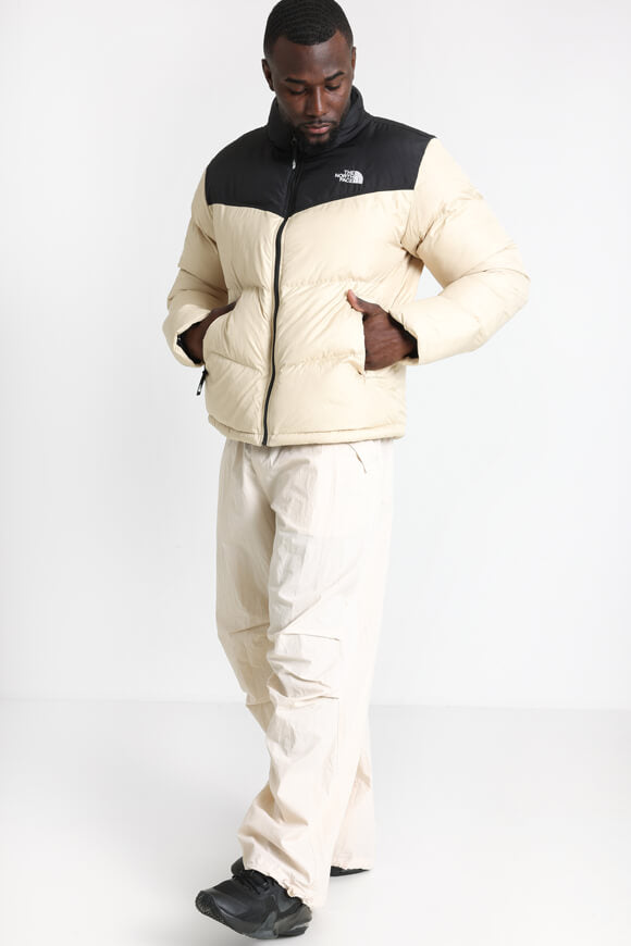 Pufferjacke - Gravel + Black