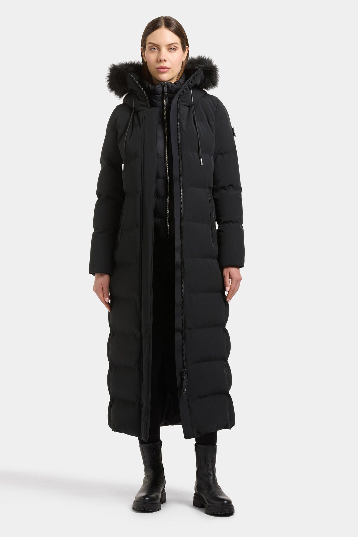 Pheadra manteau matelassé - Black