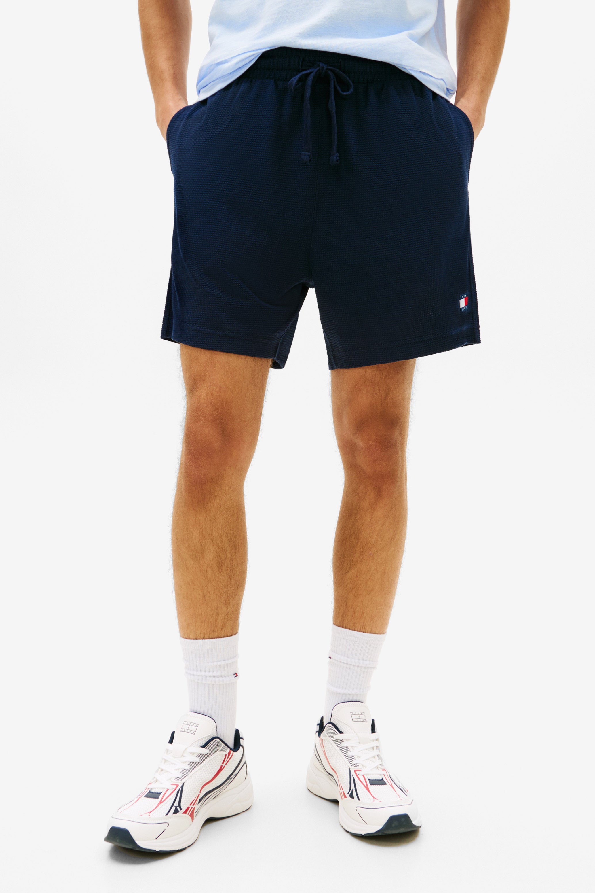 Shorts mit Waffelstruktur - Dark Night Navy