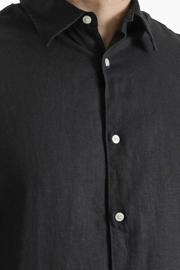 JORPAROS Leinenhemd - Black